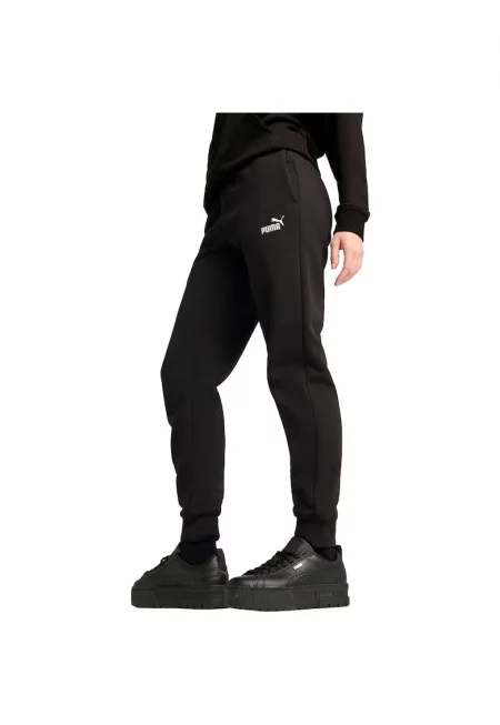 Дамски спортни панталони  Ess с малко лого номер 1 Fl Cl Pu - Черен