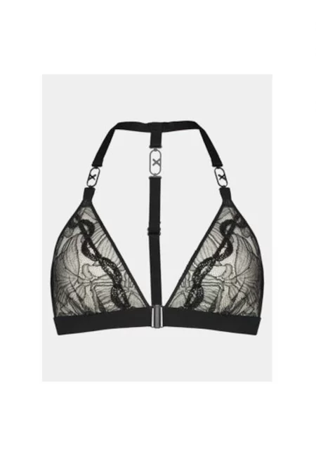 Дамски сутиен -  303814731 - Найлон/Еластан - Черен - Черен