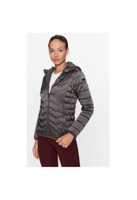 Дамско яке -  302872855 - Найлон - Сив - Сив