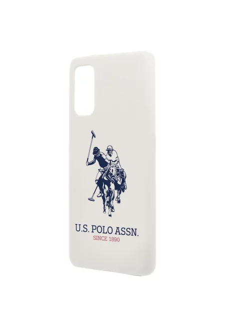 Калъф US Polo Big Horse за Samsung Galaxy S20 - White