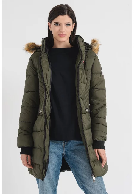 Капитонирано зимно яке Abeille - Каки