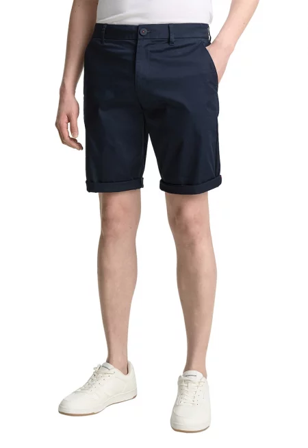 Къс панталон с памук - Тъмносин