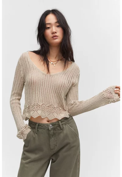 Къс пуловер Chicle