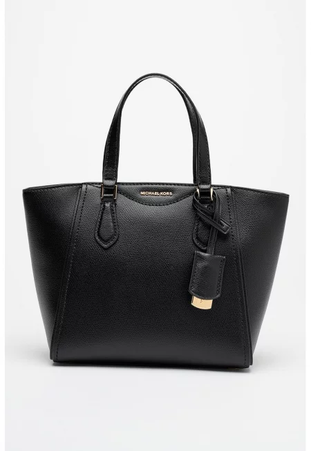 Конвертируема кожена чанта Taryn тип Tote - Черен