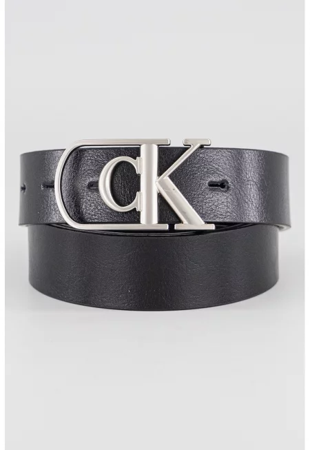 Кожен колан с тока с лого