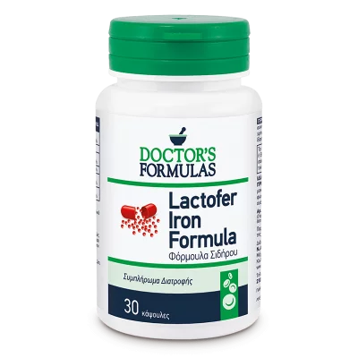 Lactofer Iron Formula / При желязодефицитна анемия, 30 капсули