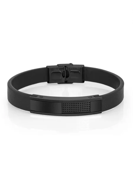 Мъжка гривна  от стомана - дължина 20 см - JWAG1130-01