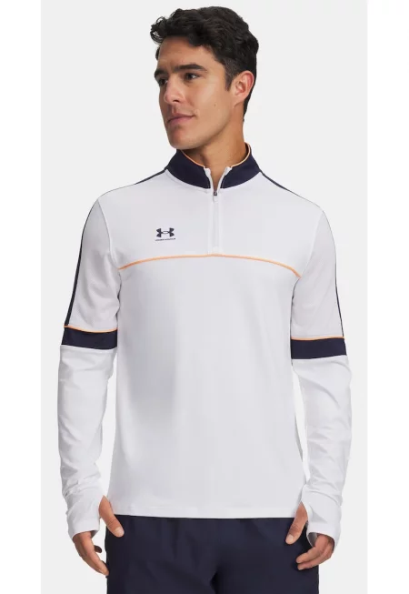 Мъжка тениска  Under Armour UA M Challenger Training QZ Бяла