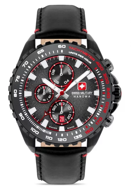 Мъжки часовник Swiss Military SMWGC0001832 - Кварцов - 45мм - 10ATM