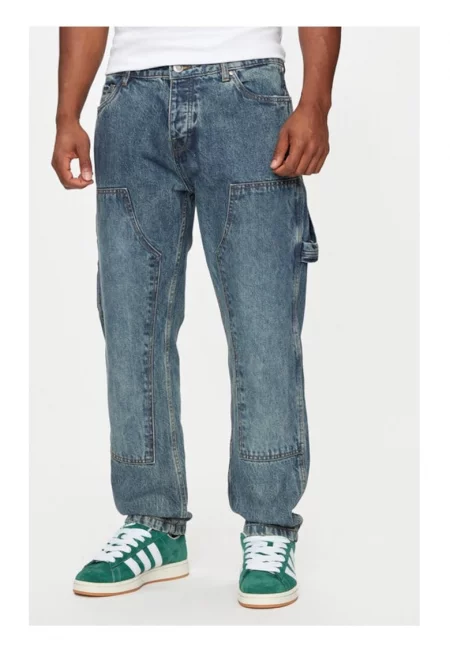 Мъжки дънки -  75777 - Памук - Син