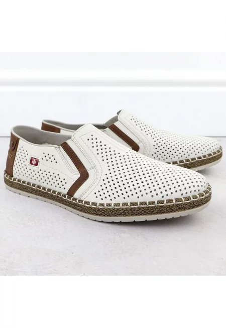 Мъжки обувки -  BM218921 - бели