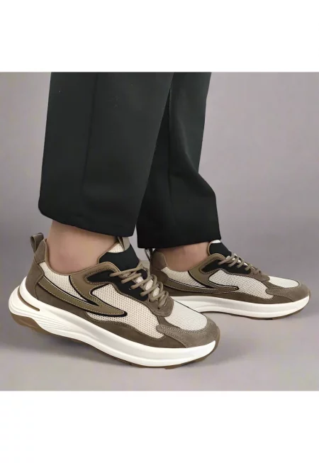 Мъжки спортни обувки  82277 Бежови