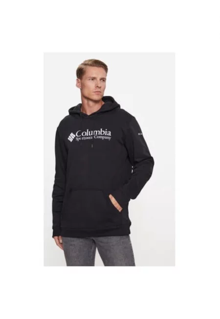 Мъжки суитшърт -  302406838 - Памук/Полиестер - Черен - Черен