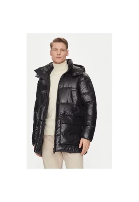Мъжко яке -  304215278 - Найлон - Черно