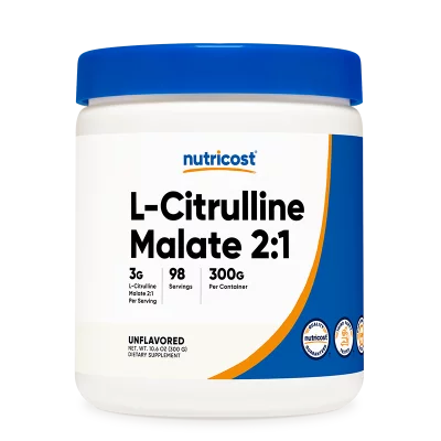 Мускулна маса - Л-Цитрулин (малат)  L-Citrulline, 300 g