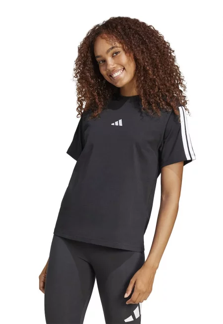 Памучна тениска с овално деколте