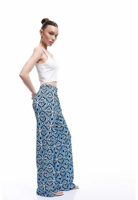 Панталон с висока талия