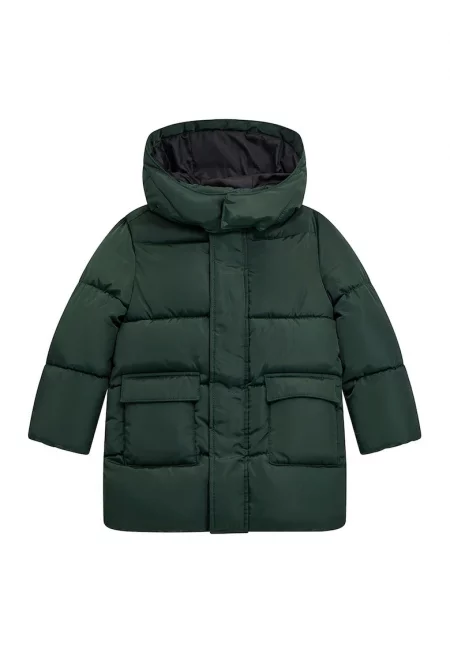 Подплатено зимно яке с качулка