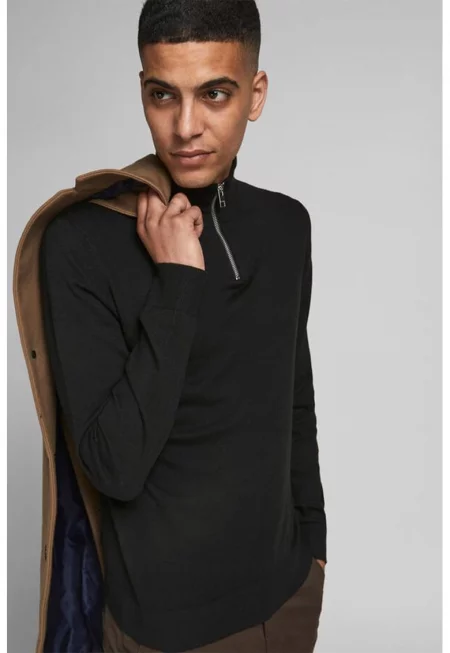 Поло с къс цип