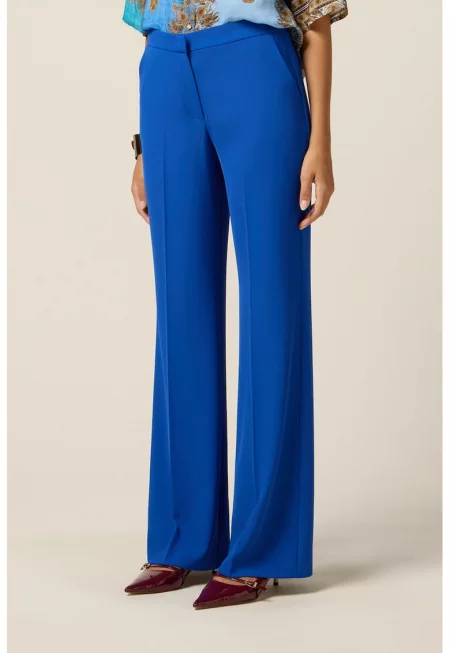 Разкроен официален панталон - Кралско Синьо