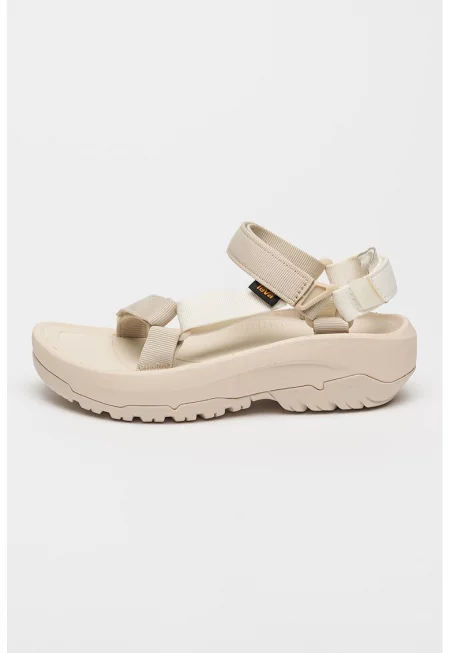 Сандали Hurricane с велкро и масивен дизайн - Черен/Шафраново жълто/Светло бежово