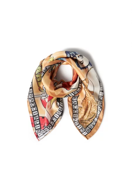Шал с графика - Многоцветен