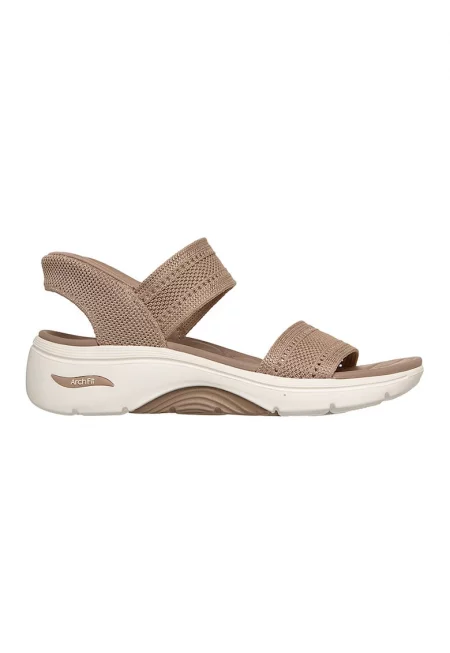 Скосени сандлаи GO WALK Arch Fit 2.0 Slip-Ins - Бежов