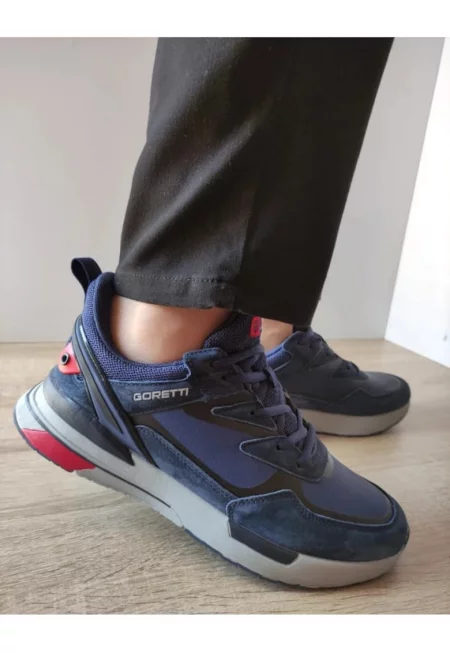 Спортни обувки мъжки  B100-Cl28002 Тъмносиньо - Тъмносиньо