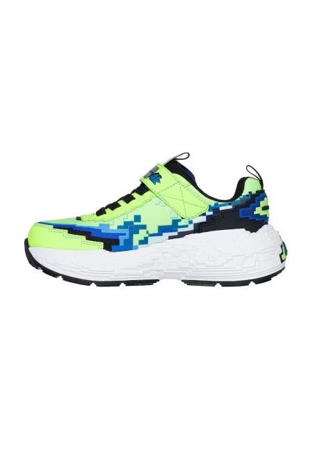 Спортни обувки Mega Craft с велкро - Черен/Неоново зелено
