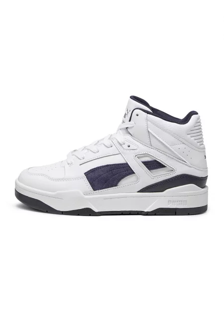 Спортни обувки Slipstream от кожа с велур - Бял/Тъмносин