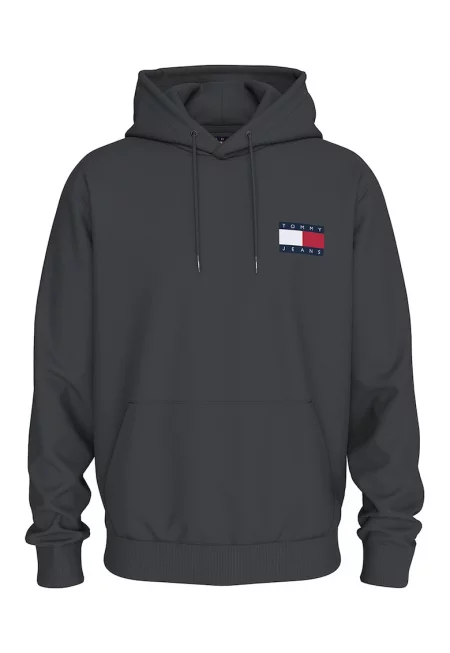 Стандартно худи с лого - Антрацитно сиво