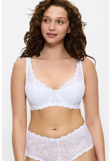 Сутиен с подплънки  AMOURETTE WHP Розов - Бял/Прозрачен