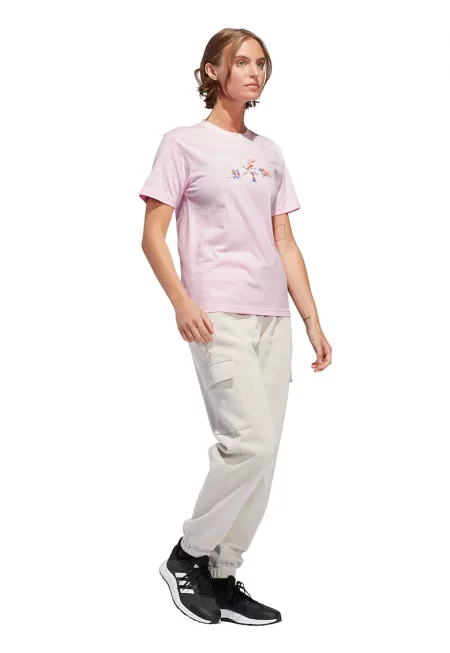 Тениска с овално деколте и лого