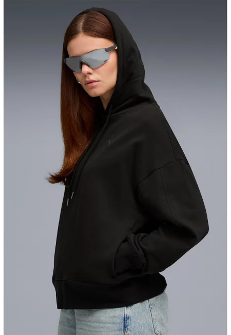 Уголемено худи с плоха на гърба