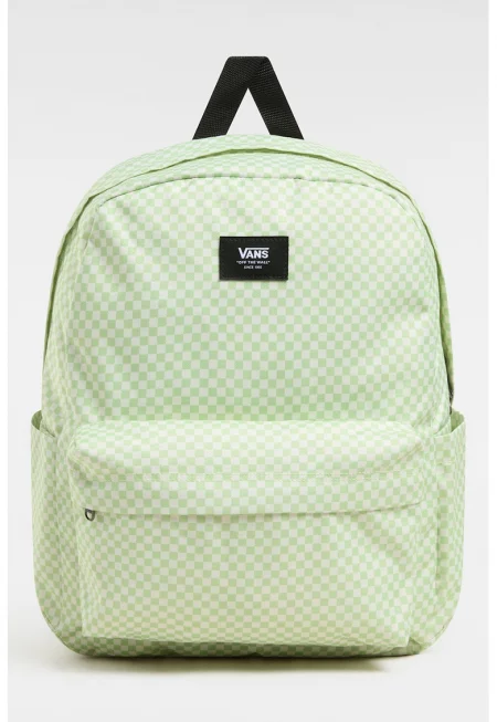 Унисекс карирана раница Old Skool - Бледозелен