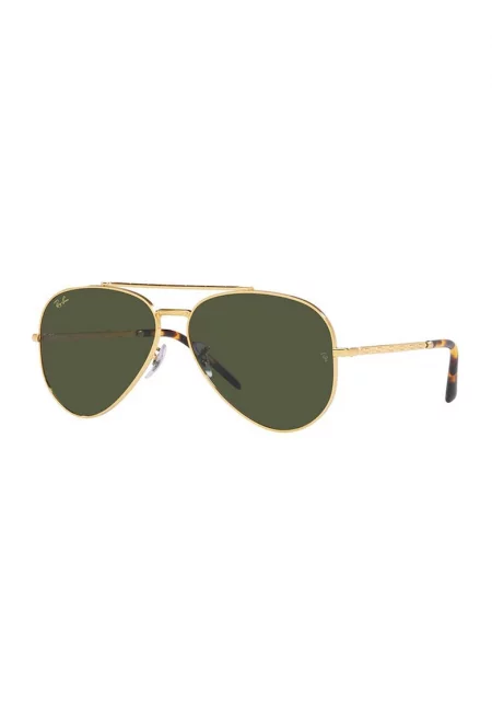 Унисекс слънчеви очила New Aviator - Златист/Кафяв