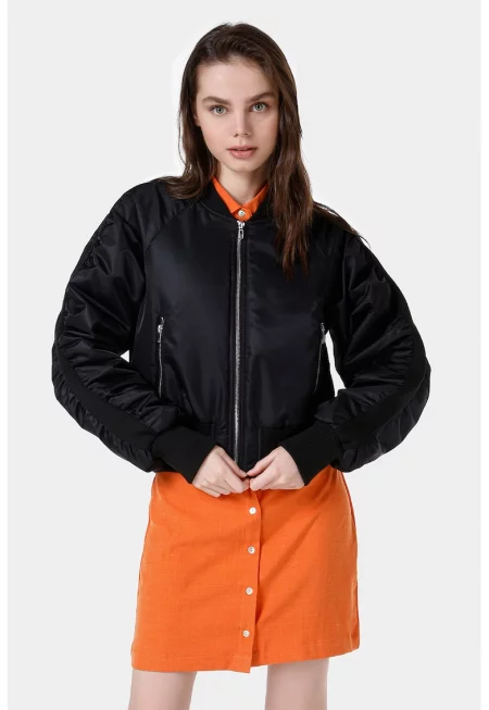 Яке с ръкави реглан - Черен