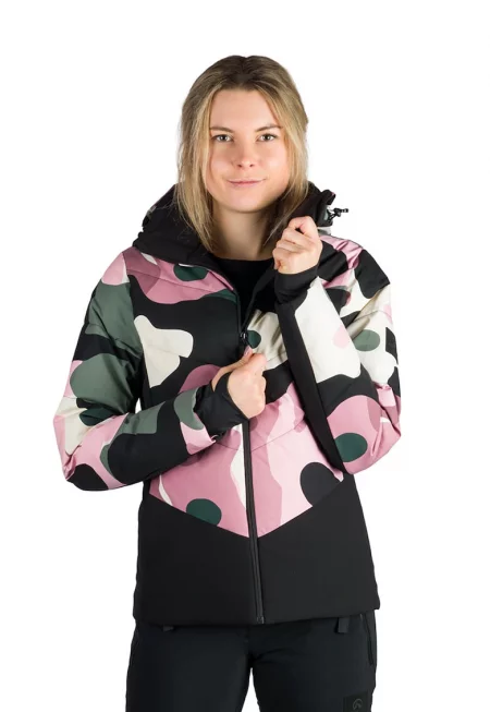 Зимно яки скя Kayleight с качулка и яка