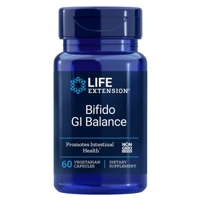 Bifido GI Balance – чревно възпаление и инфекции - Пробиотик с клинично доказан ефект, 25 mg, 60 капсули