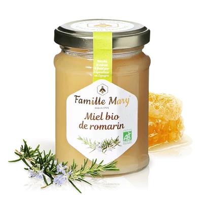 Био пчелен мед от розмарин (от Андалусия, Испания), 230 g