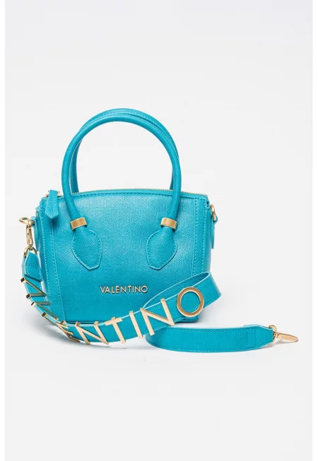 Чанта от еко кожа с презрамка с лого