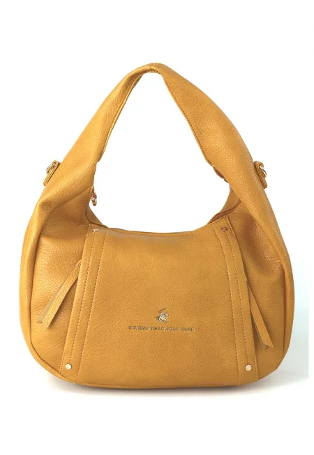 Чанта от еко кожа - Светлокафяв