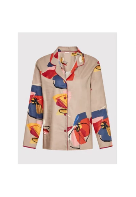 Дамска нощница -  300886519 - Памук/Модал - 42 EU - Бежов