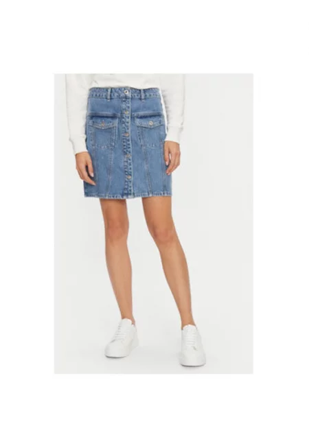 Дамска пола -  304175978 - Органичен памук - Син - Син