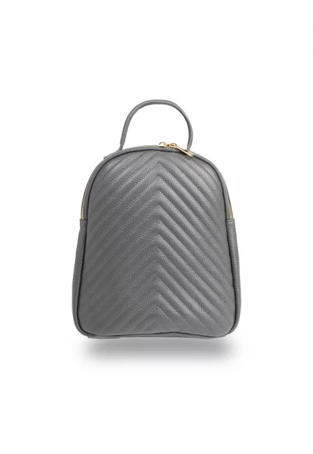 Дамска раница - кожа -  - - - - - - - - - - - - - - - - - - - - - - - - - - - - - - - - - - - - - - - Сив