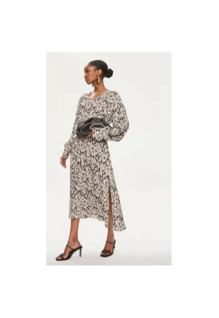 Дамска рокля -  303641382 - Вискоза - Бежов - Бежов