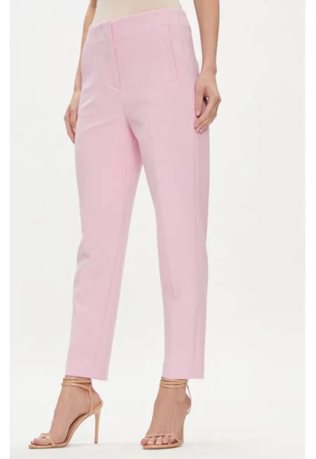 Дамски панталон -  303931131 - Полиестер/Вискоза - Розов - Розово