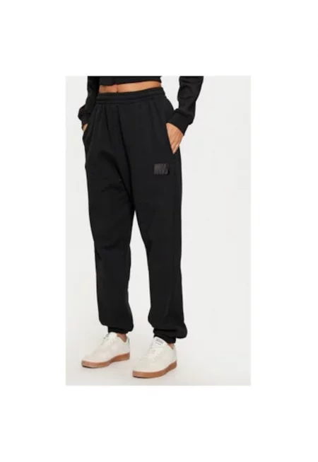 Дамски панталон -  304397240 - Памук - Черен - Черен