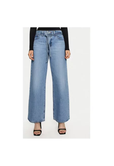 Дамски панталон  S - A8701-0004 - Памук - Син - Син