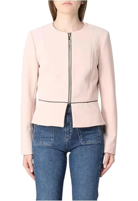 Дамско яке -  Полиестер/Еластан - Розово -